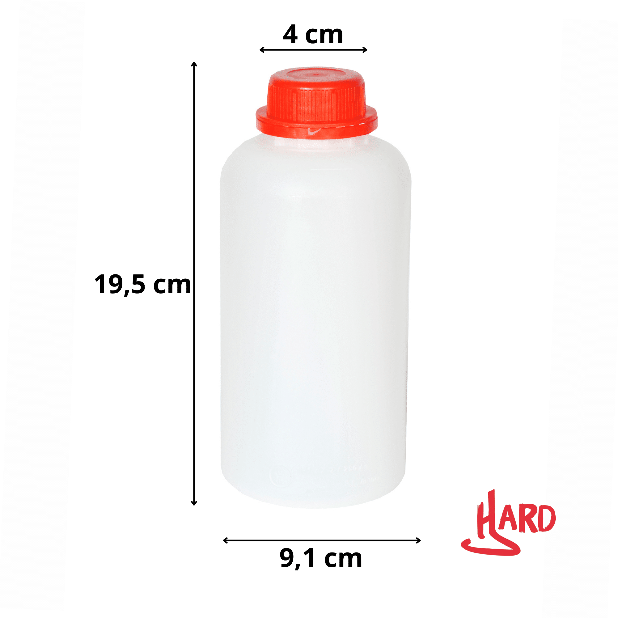 Garrafa 5 litros Homologada Apilable Translúcida - Productos químicos  Abellán